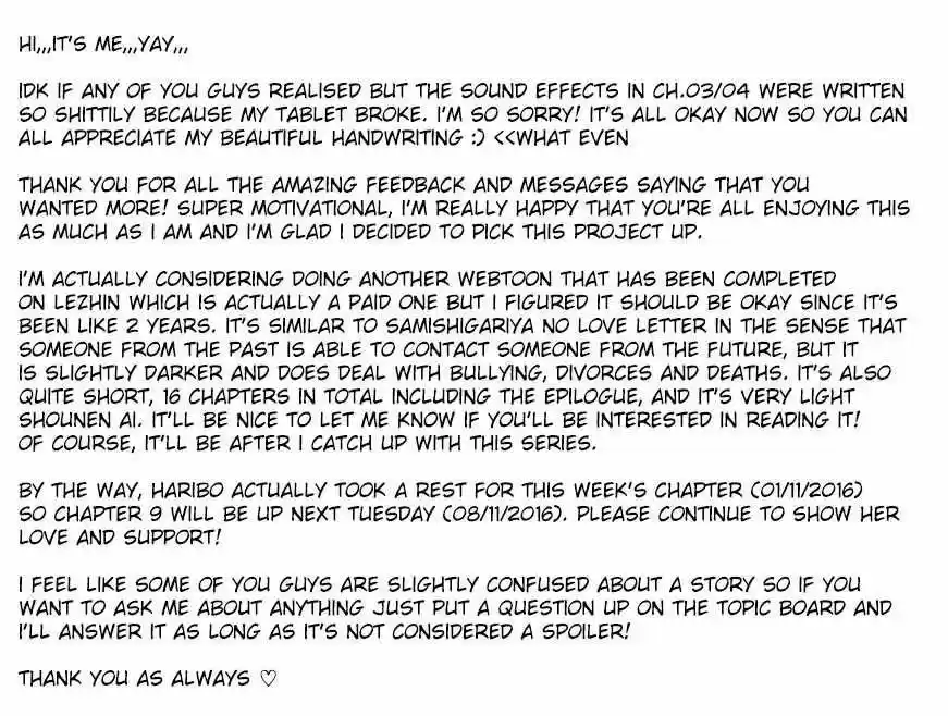 At the End of the Road 5