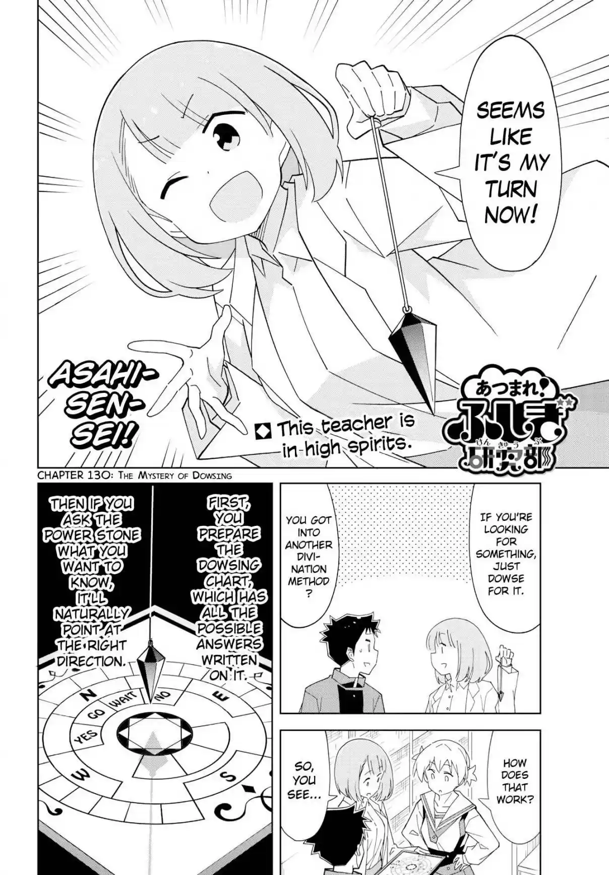 Atsumare! Fushigi Kenkyu bu Ch. 130 The Mystery of Dowsing