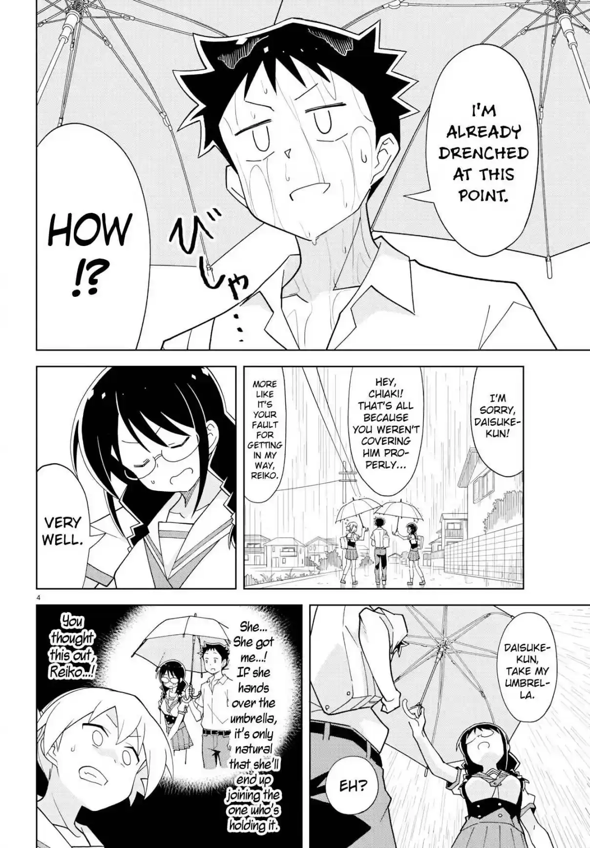 Atsumare! Fushigi Kenkyu bu Ch. 135 The Mystery of Sharing Umbrellas