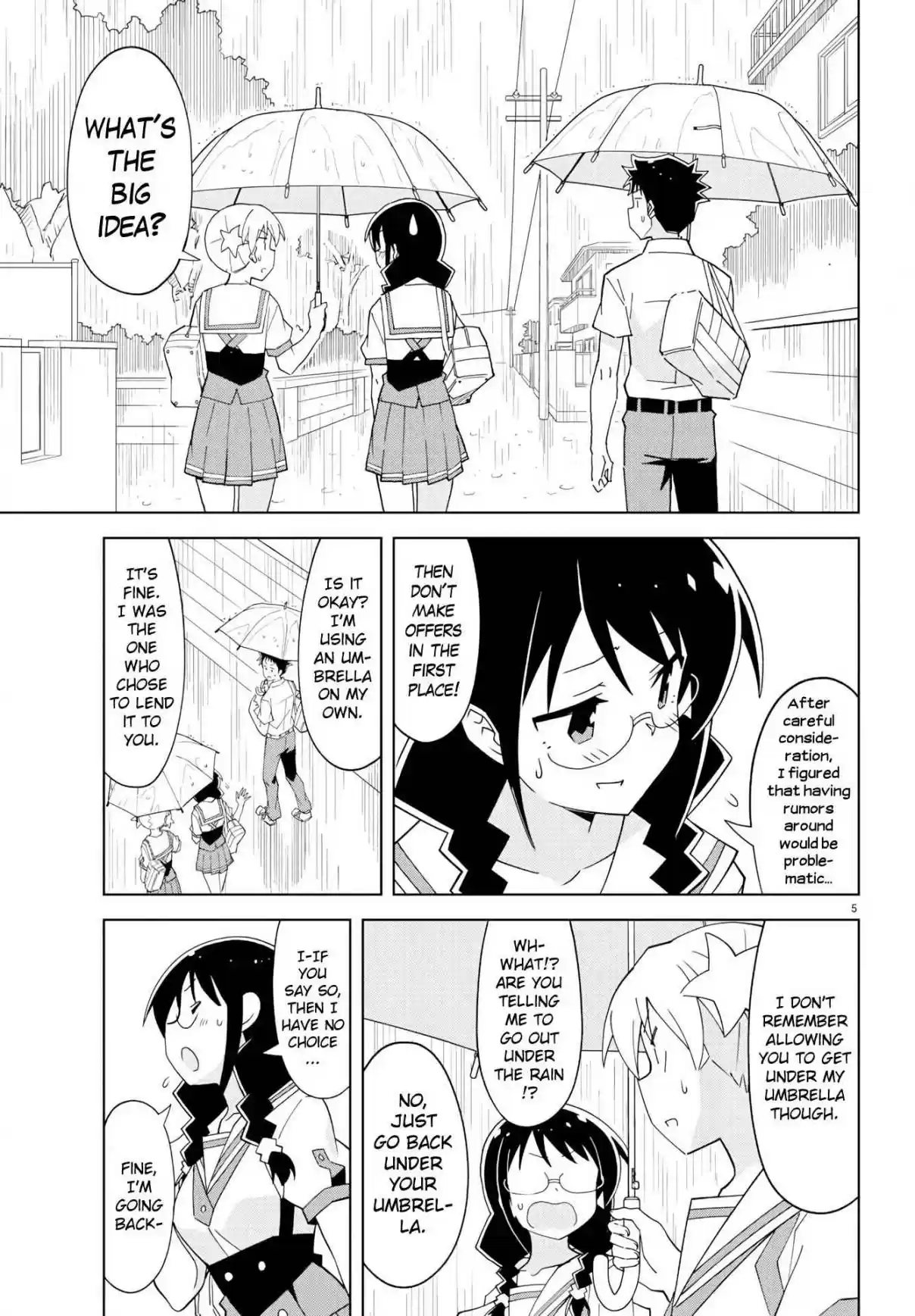 Atsumare! Fushigi Kenkyu bu Ch. 135 The Mystery of Sharing Umbrellas