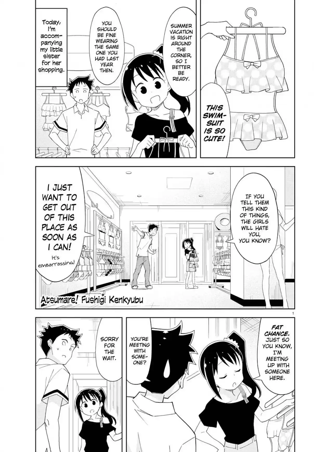 Atsumare! Fushigi Kenkyu bu Ch. 137 The Mystery of Picking Swimsuits