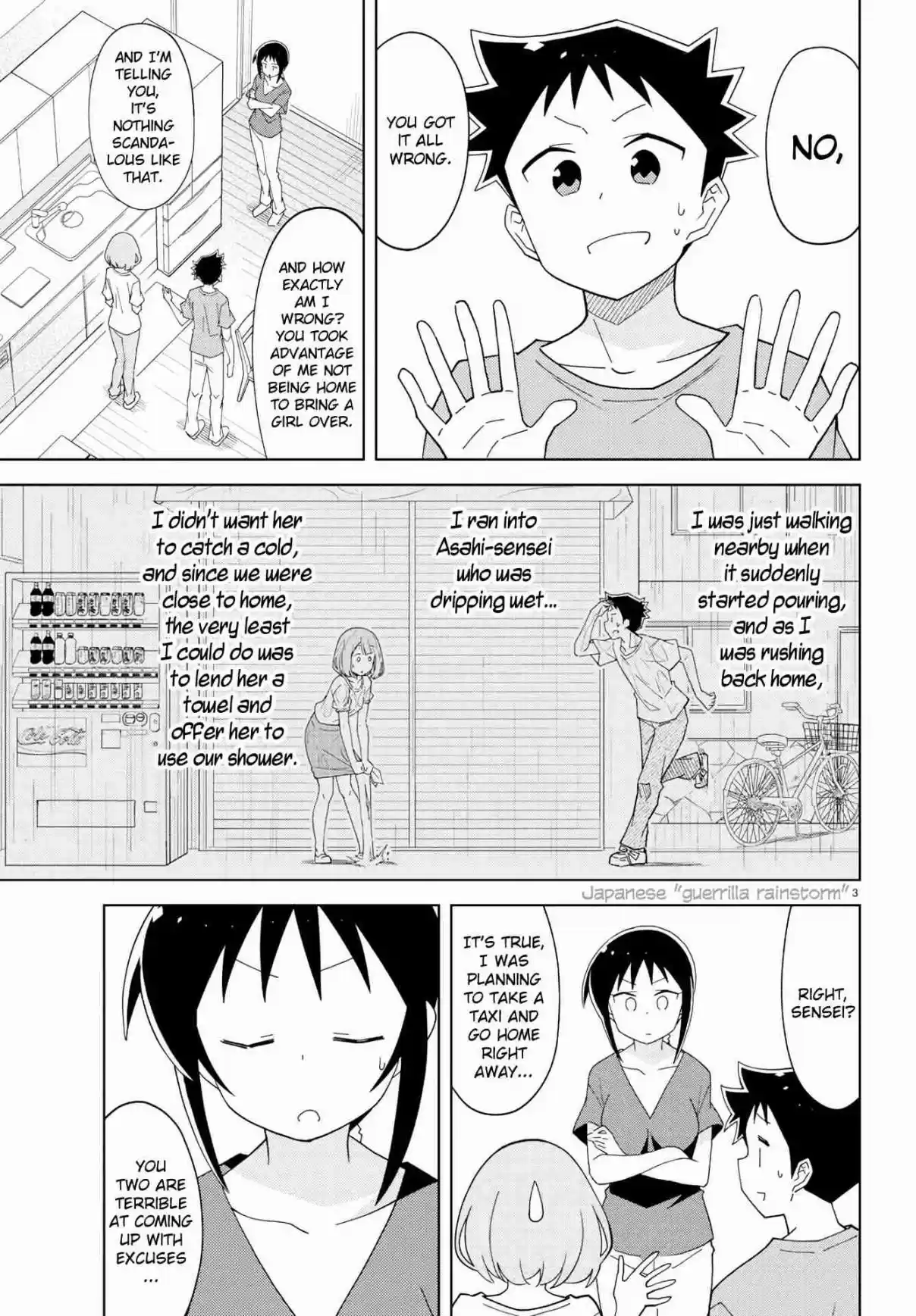 Atsumare! Fushigi Kenkyu bu Ch. 141 The Mystery of Sensei in the House