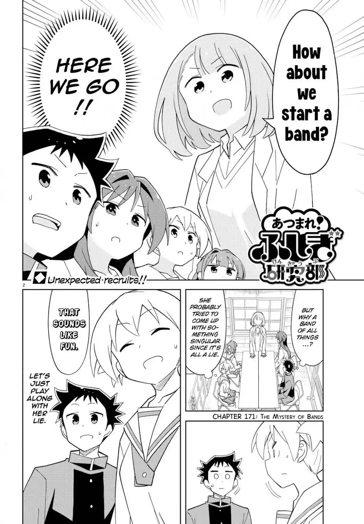 Atsumare! Fushigi Kenkyu bu Ch. 171 The Mystery of Bands