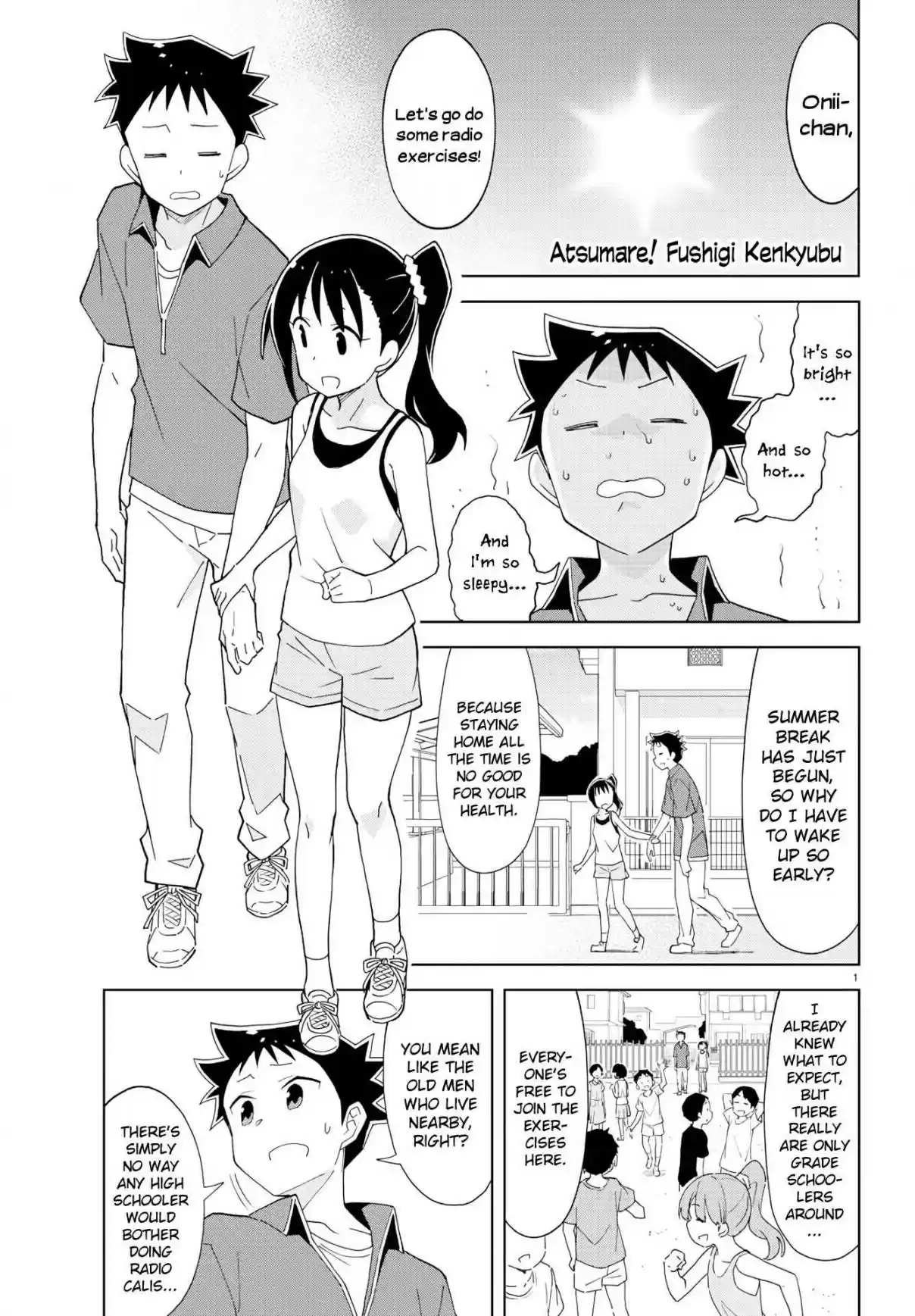 Atsumare! Fushigi Kenkyu bu Ch. 186 The Mystery of Radio Calisthenics