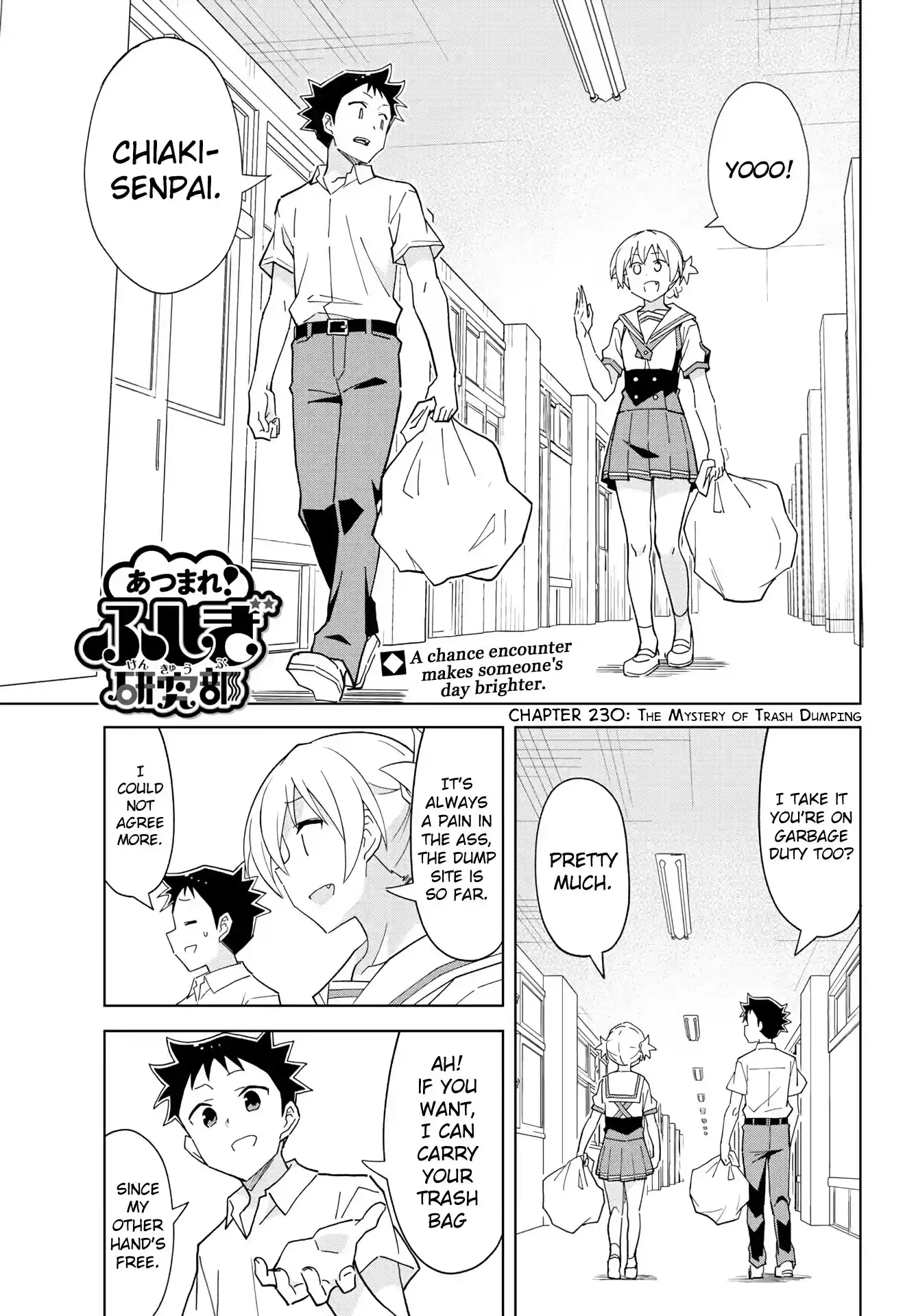 Atsumare! Fushigi Kenkyu-Bu Chapter 230: The Mystery Of Trash Dumping