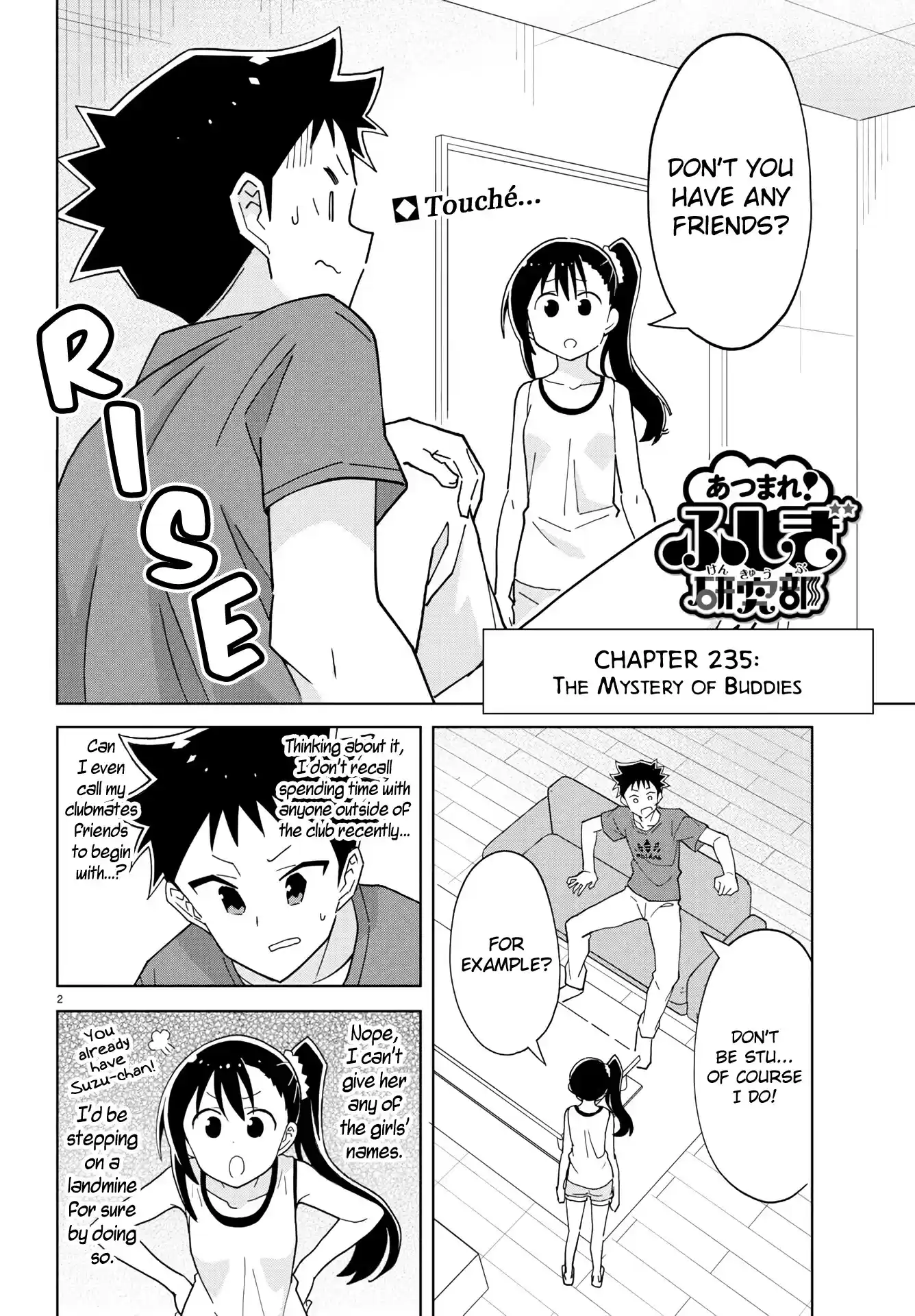 Atsumare! Fushigi Kenkyu-Bu Chapter 235