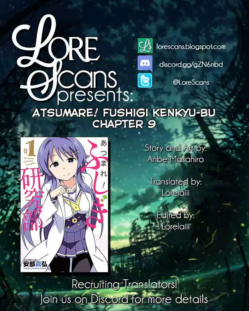 Atsumare! Fushigi Kenkyu-bu vol.1 ch.9