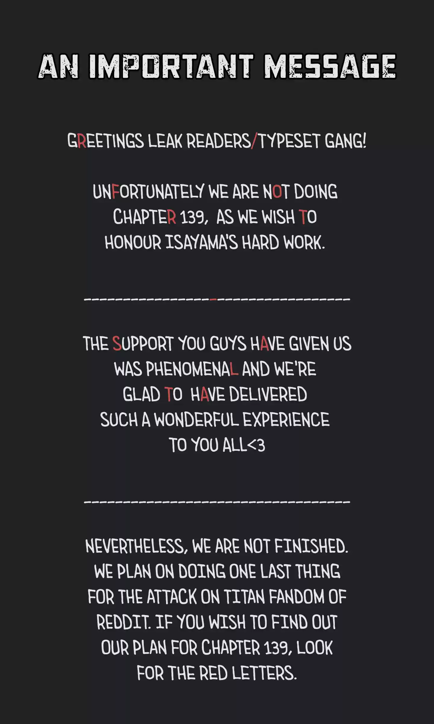 Attack On Titan Chapter 138: A Long Dream