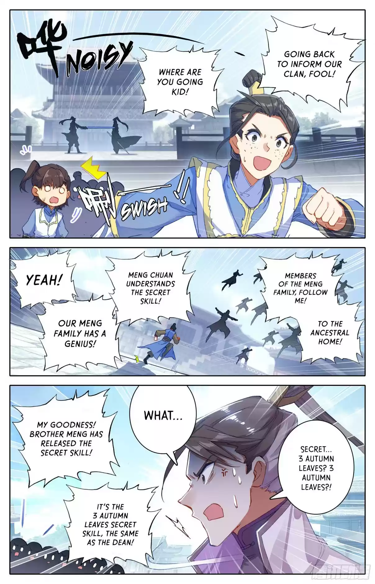 Azure Legacy Ch. 9 The Secret Technique of the Three Autumn Leaves