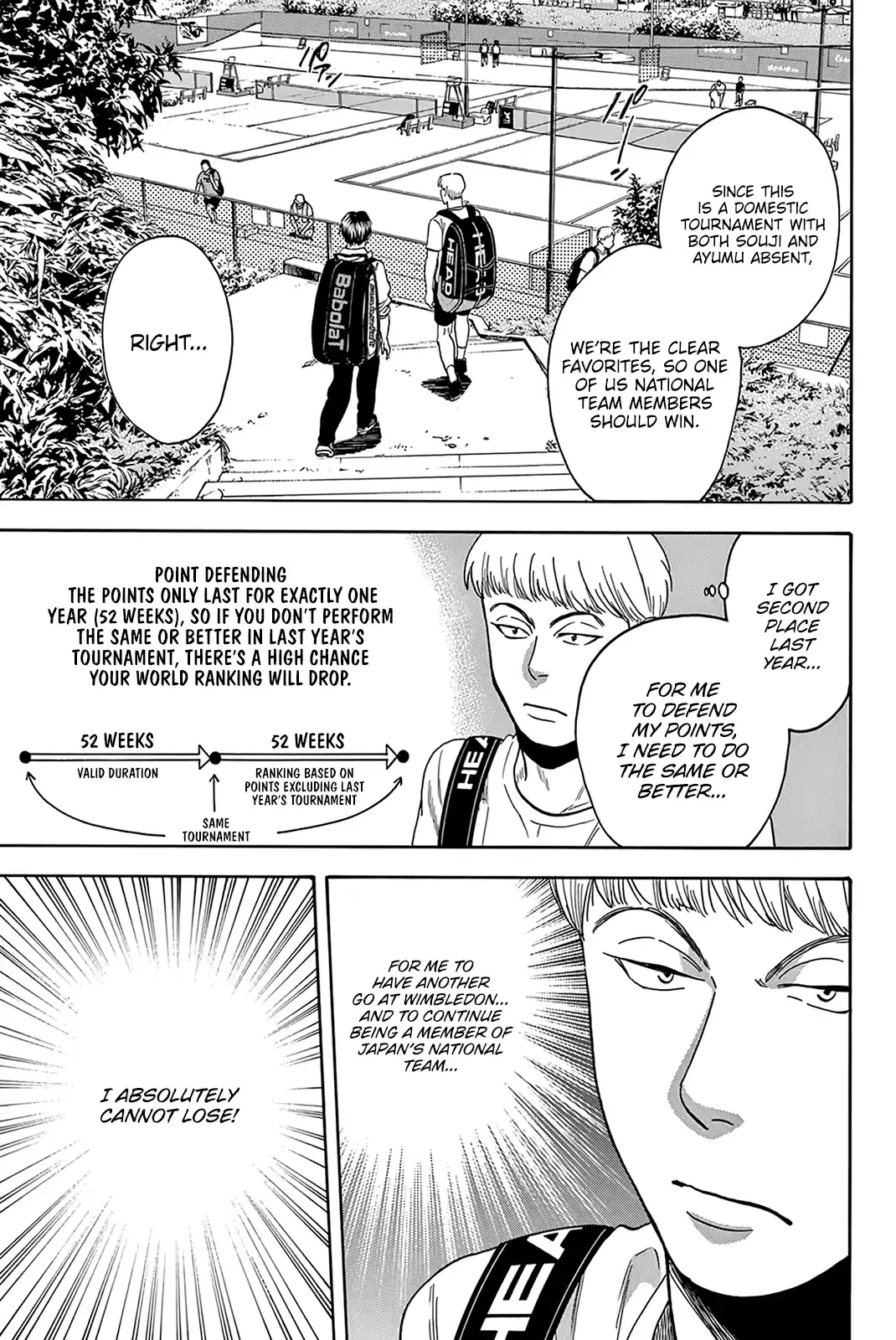 Baby Steps Chapter 395: Challenger Main Tournament