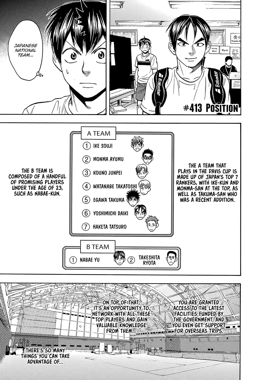 Baby Steps Chapter 413: Position