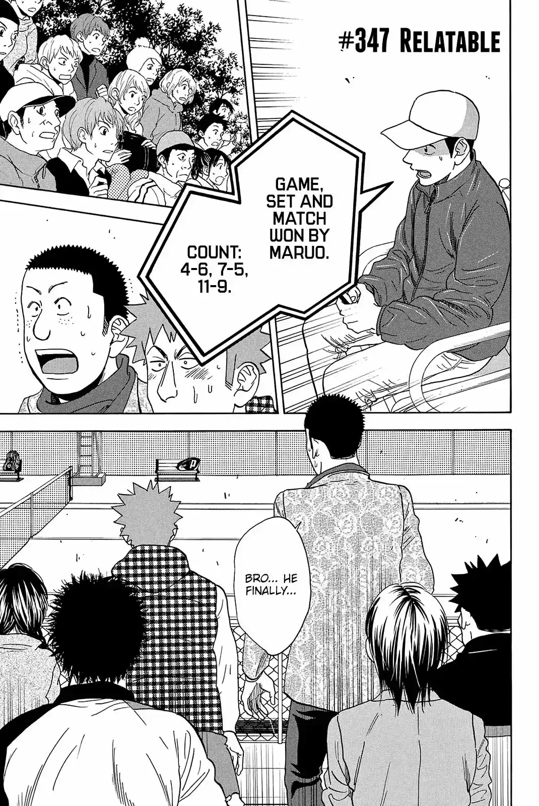 Baby Steps Vol.37 Chapter 347: Relatable