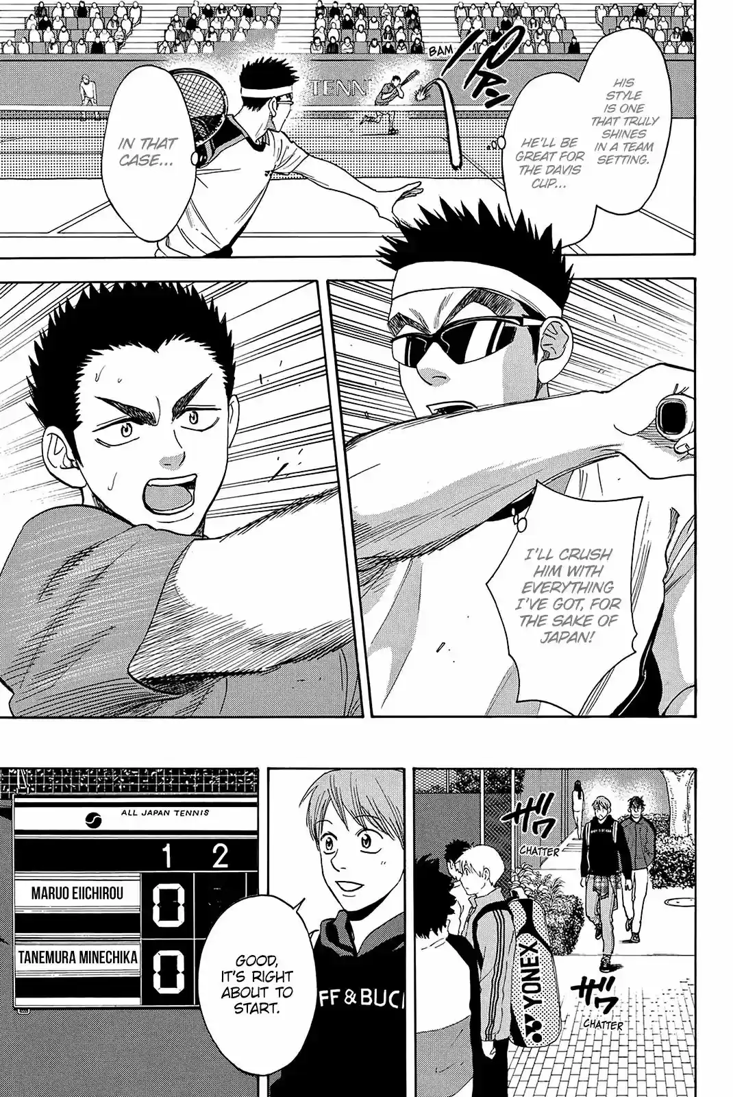 Baby Steps Vol.37 Chapter 349: Each One's Battle