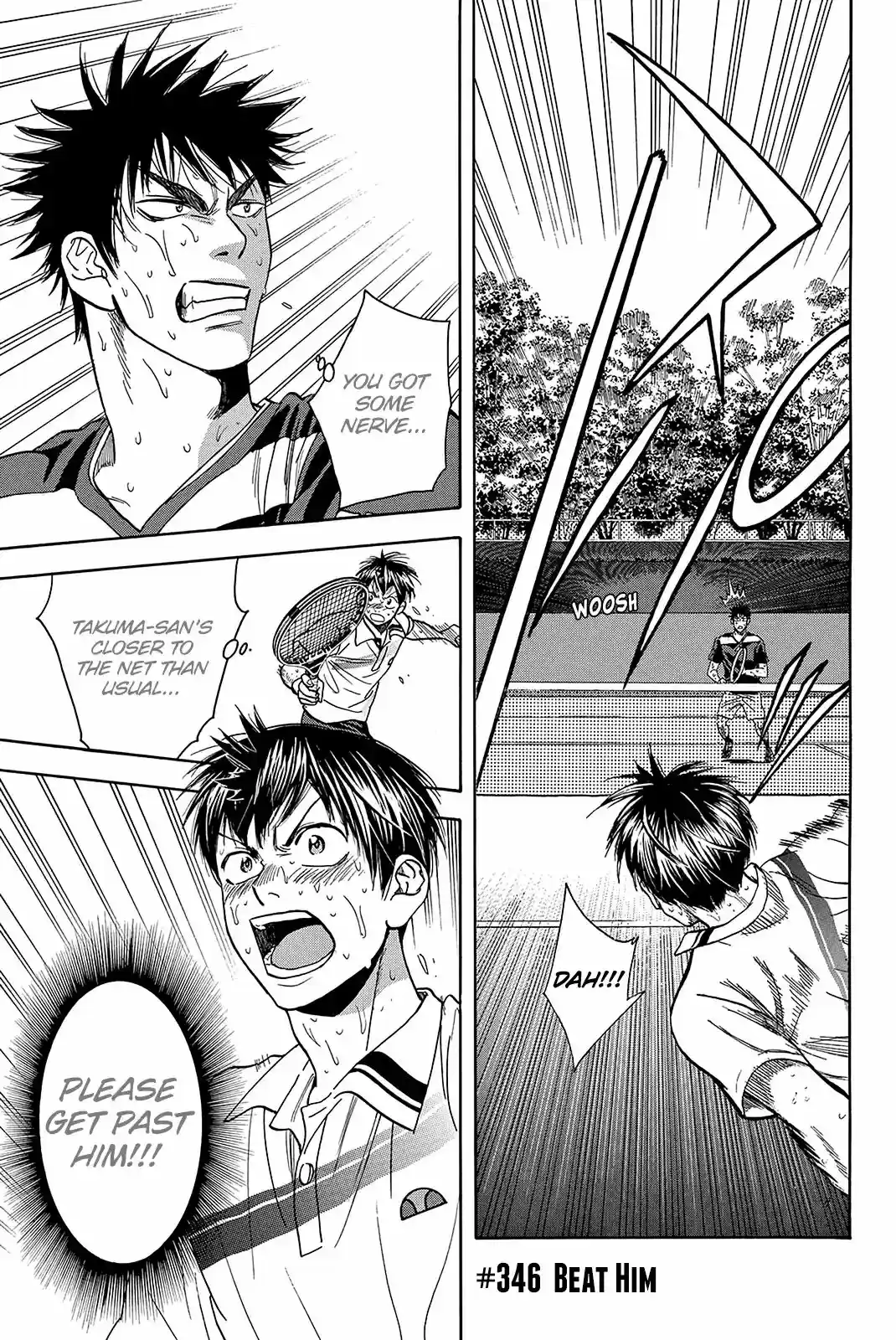 Baby Steps Vol.37 Chapterr 346: Beat Him