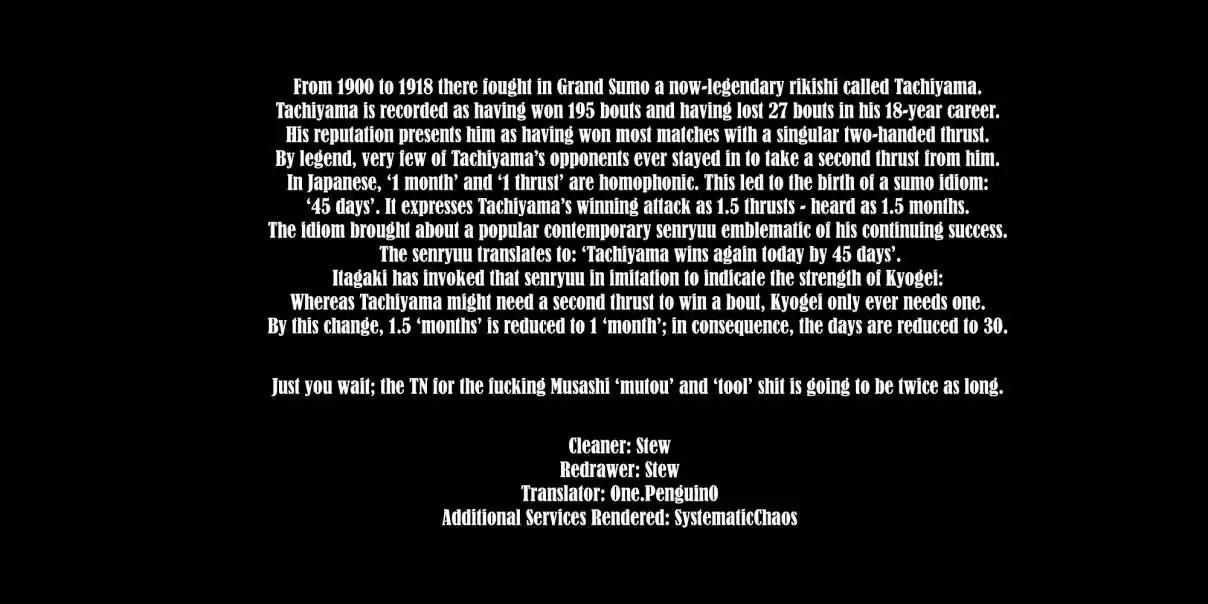 Baki Dou (2018) Ch. 40 Versus Oozeki Kyogei