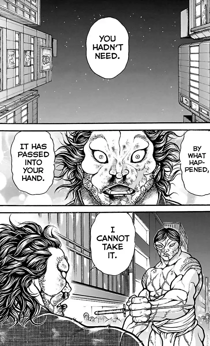 Baki Dou Vol. 19 Ch. 165 Hanayama ryuu's Caring