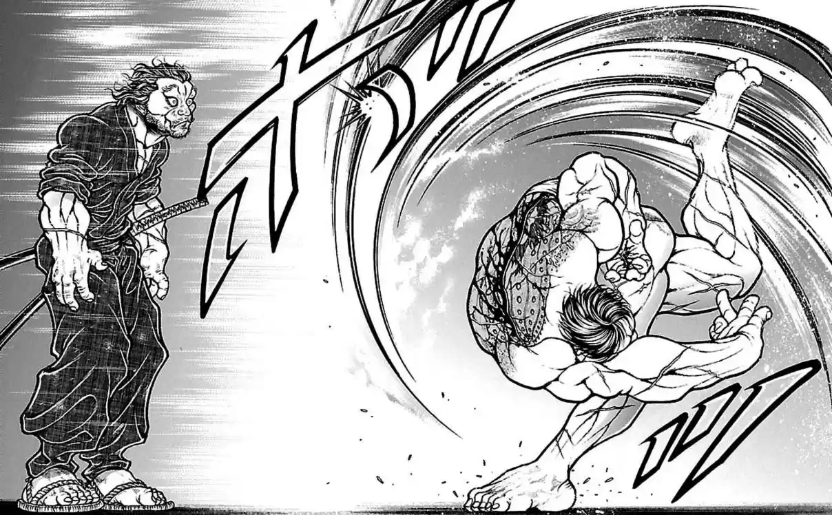 Baki Dou Vol. 19 Ch. 165 Hanayama ryuu's Caring