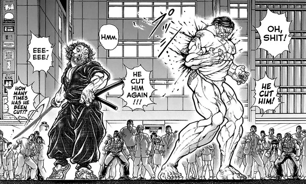 Baki Dou Vol. 19 Ch. 166 A Pure Contest of Strength