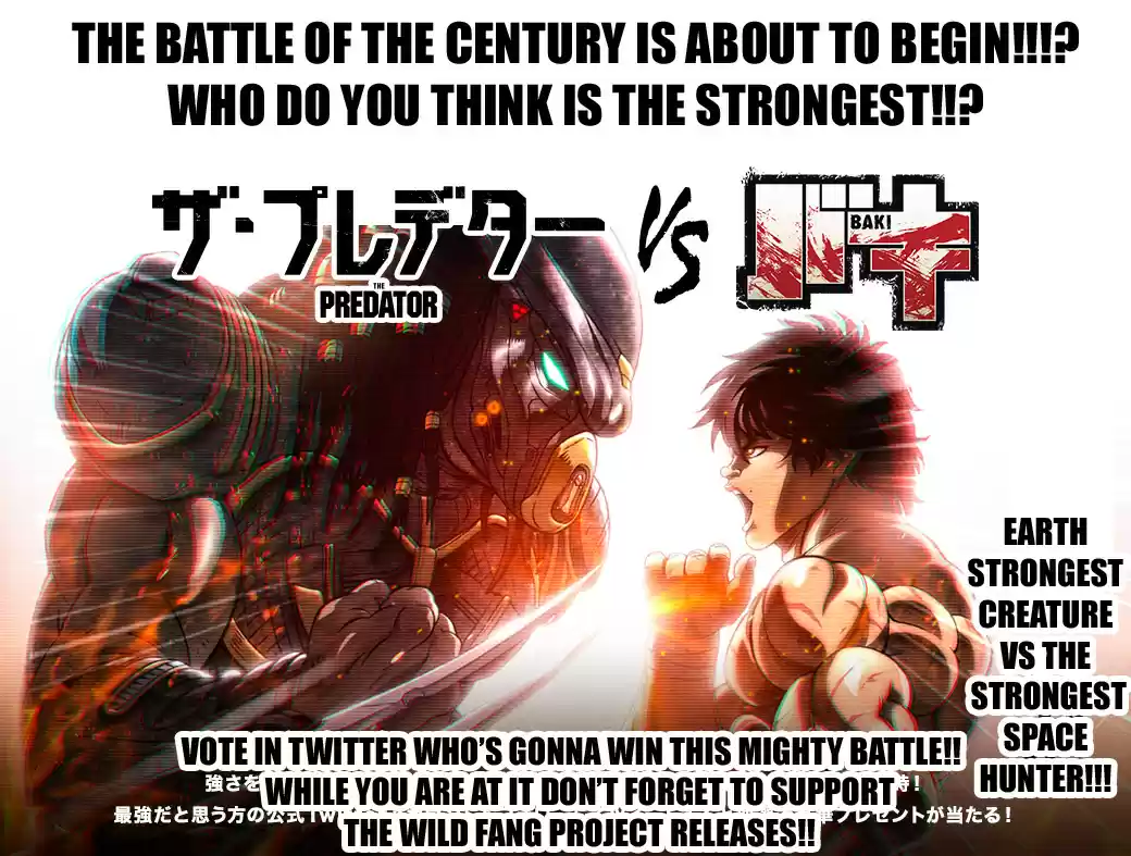 Baki Dou Vol. 20 Ch. 177 The "men out of our era" reunited