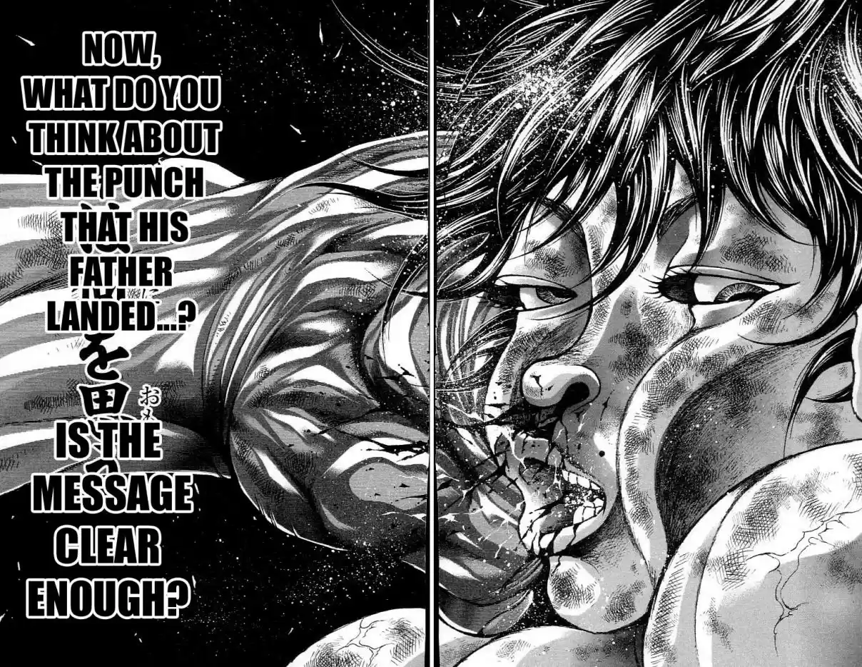 Baki Son Of Ogre Vol. 37 Ch. 307 My Fist Landing A Clear Message