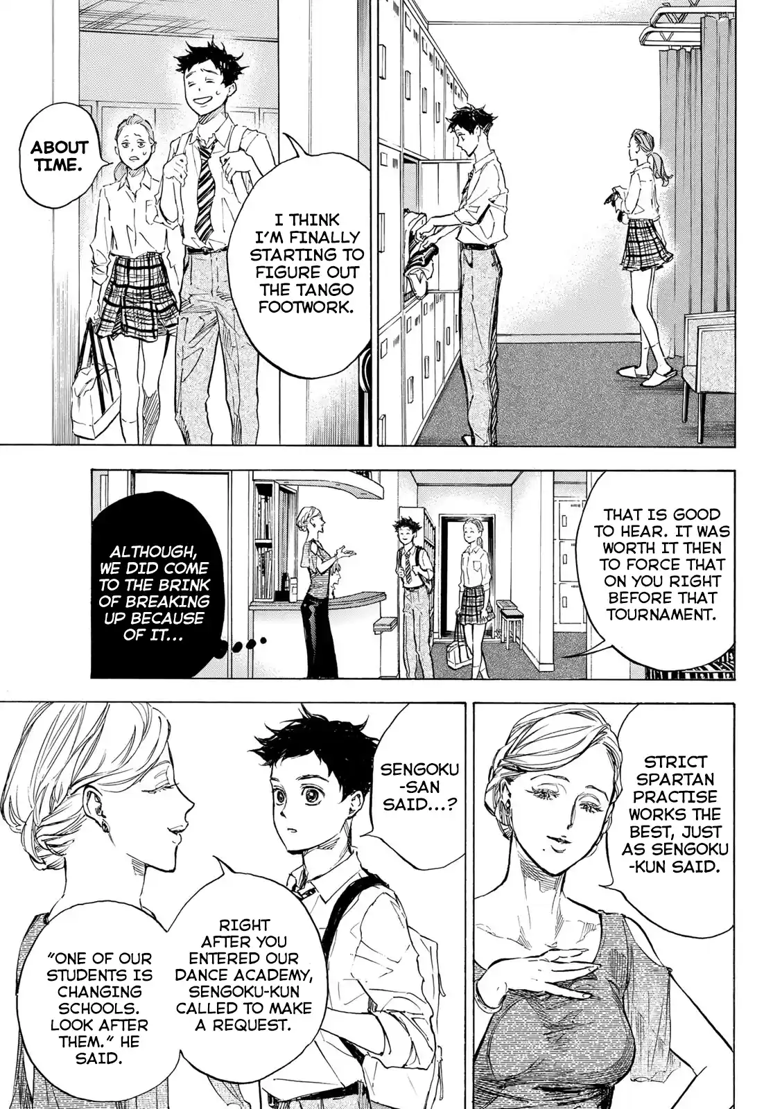 Ballroom E Youkoso Chapter 57: White Tear