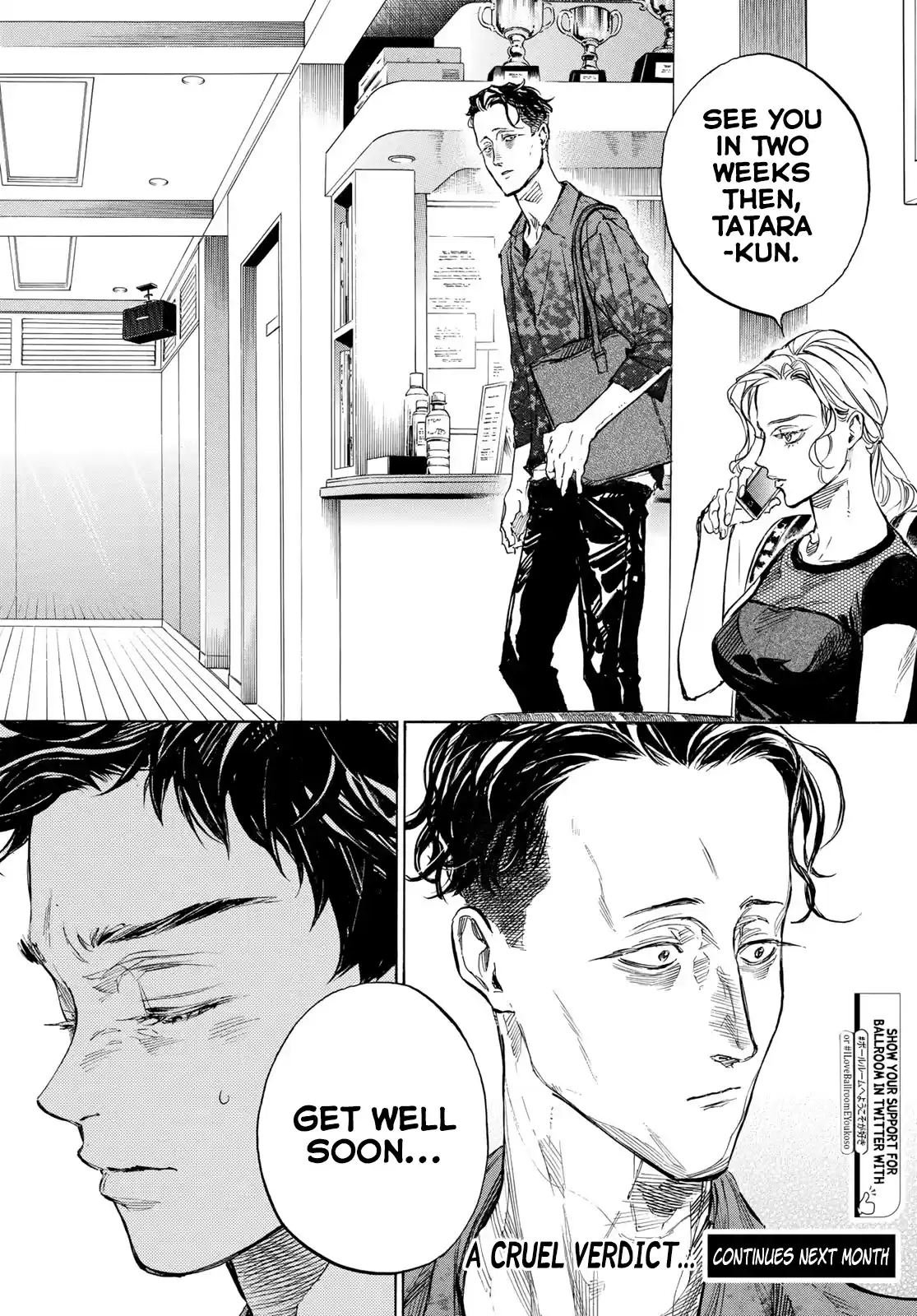 Ballroom E Youkoso Chapter 57: White Tear