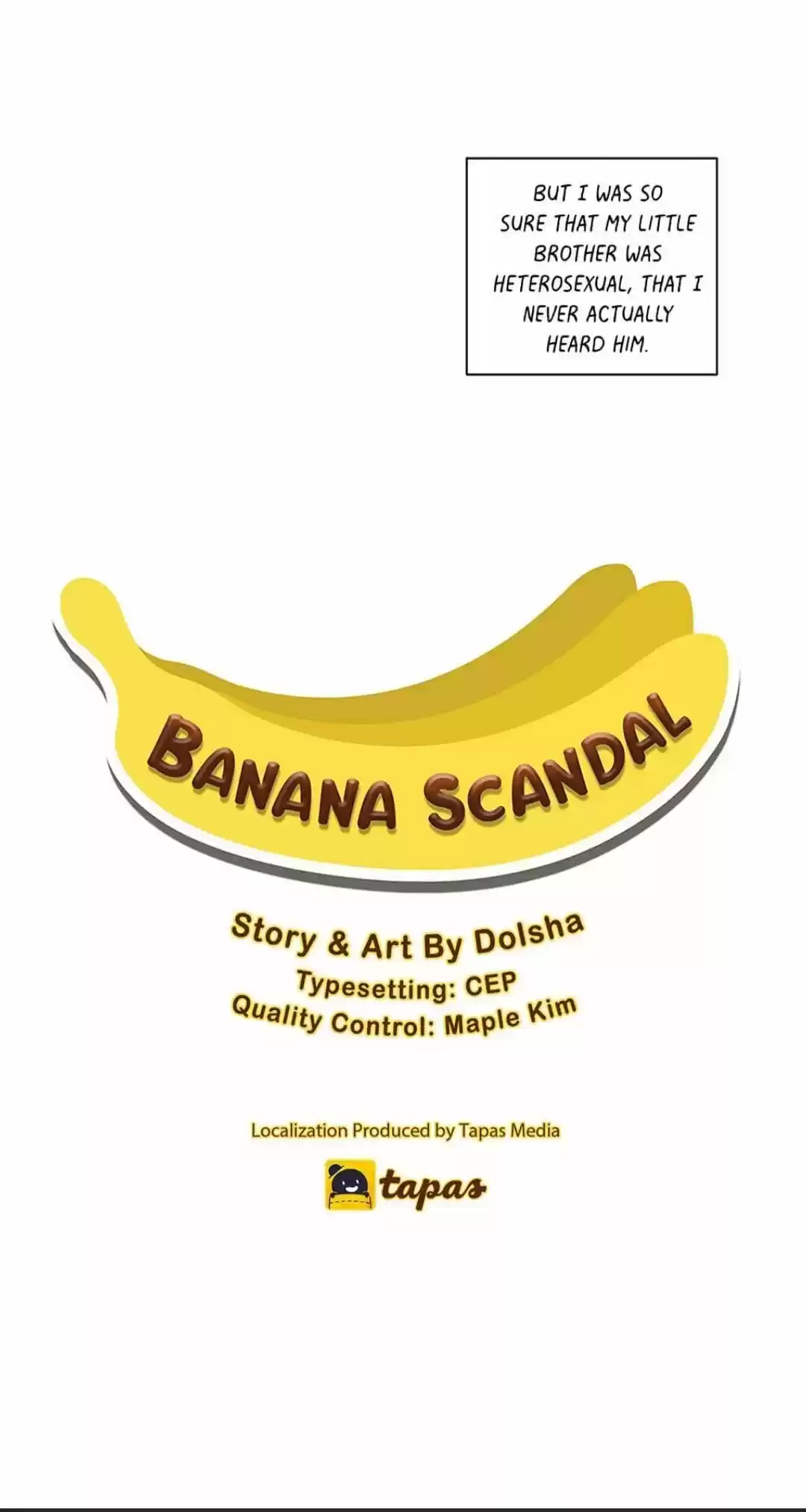 Banana Scandal Chapter 64 : A Brother's Bond