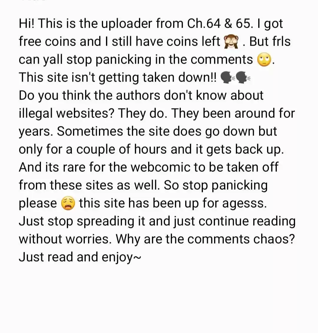 Banana Scandal Chapter 66 : Season One End Note