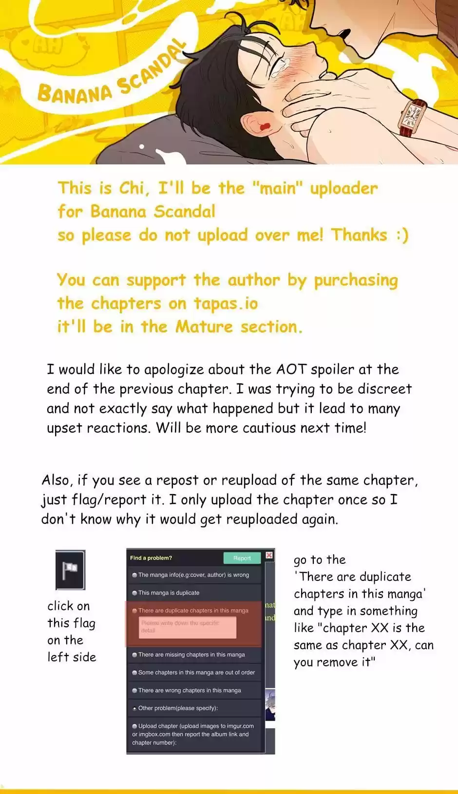 Banana Scandal Chapter 74 : Why Is He So Nice?