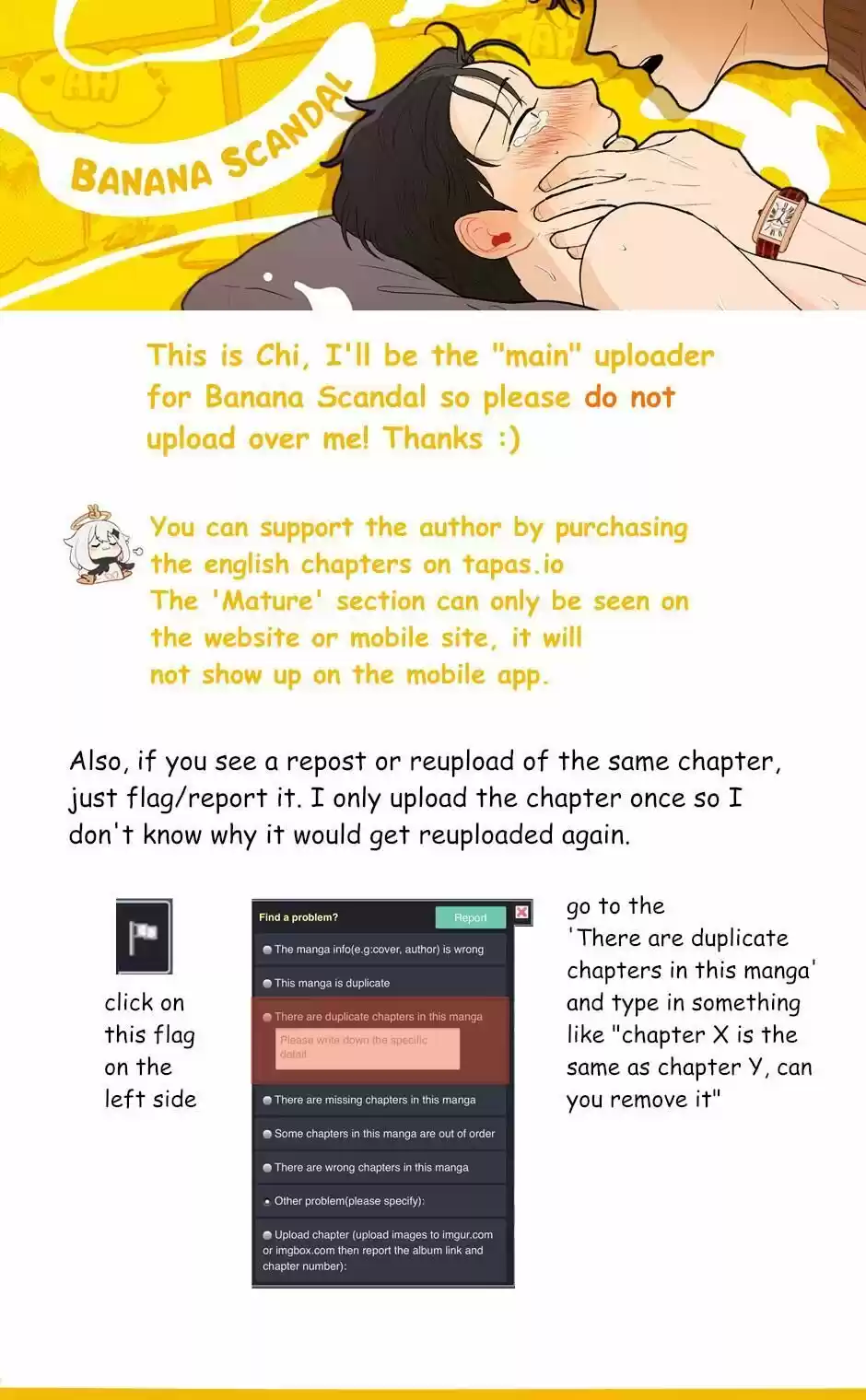 Banana Scandal Chapter 76 : Let Me Mount You