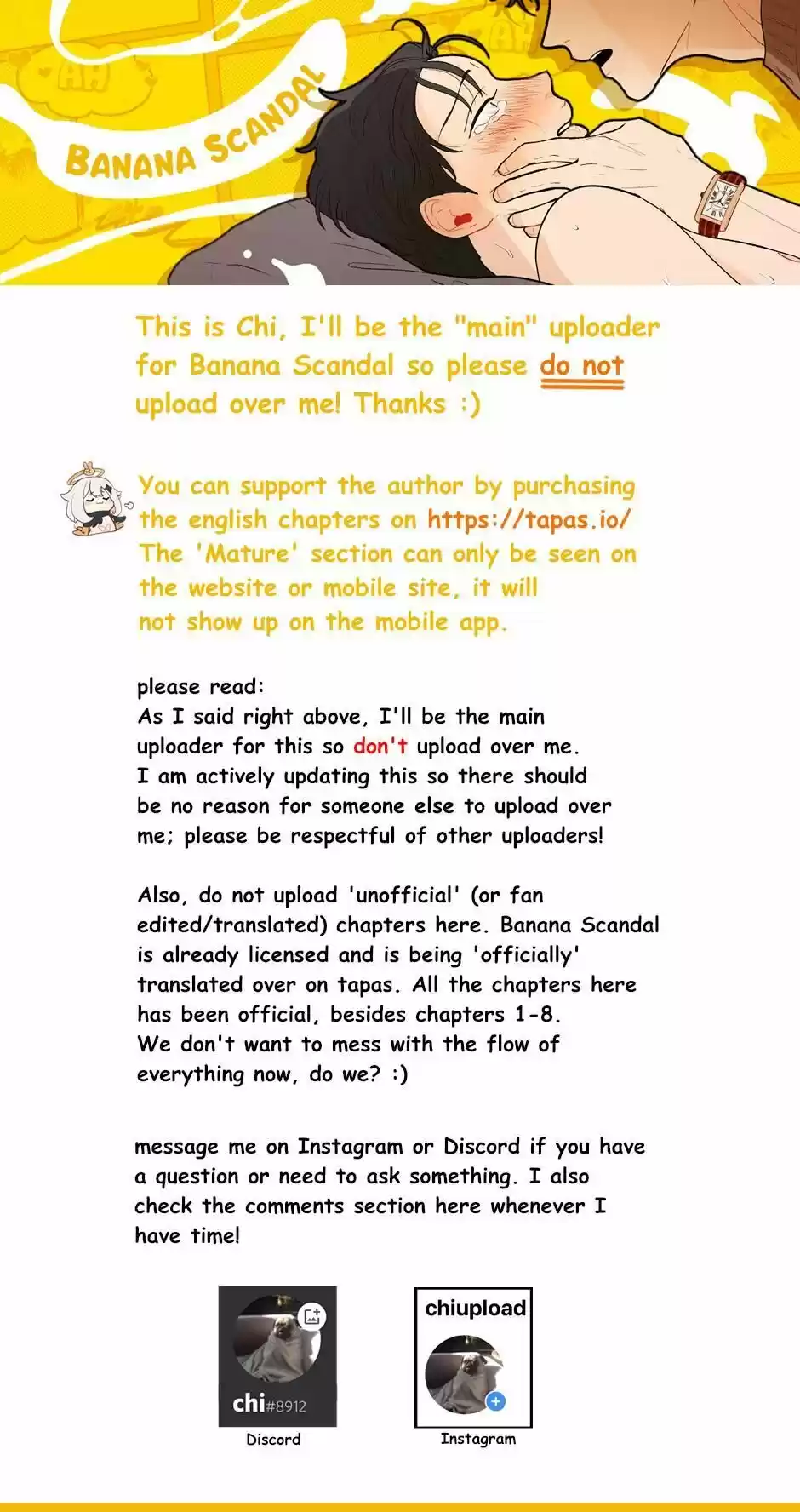 Banana Scandal Chapter 78 : Filth