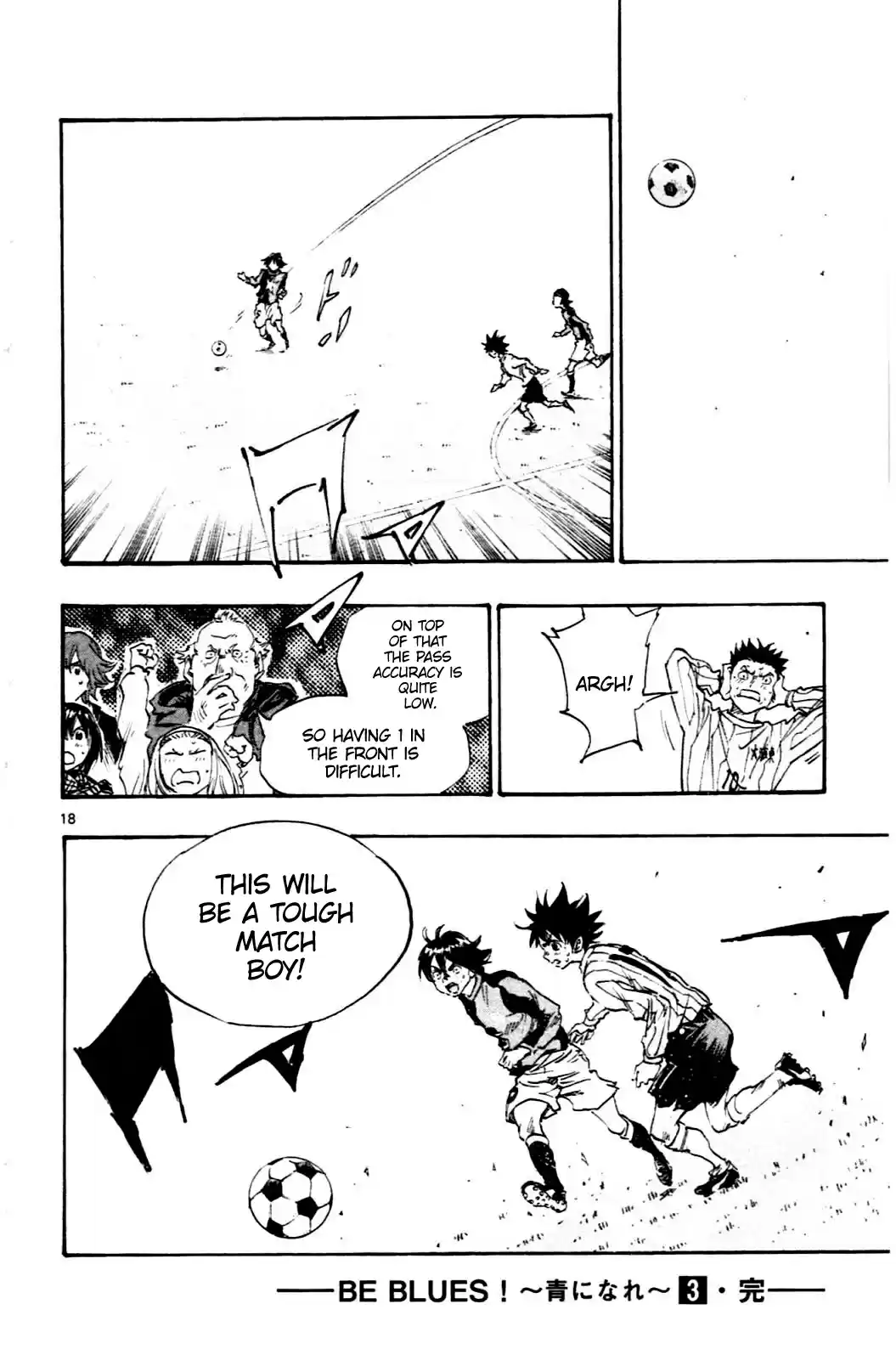 BE BLUES ~Ao ni nare~ Vol. 3 Ch. 27 Can't Do Anything