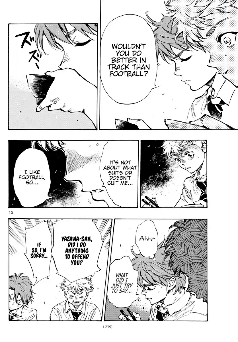 BE BLUES ~Ao ni nare~ Vol. 41 Ch. 400 Because I'm a Football Player