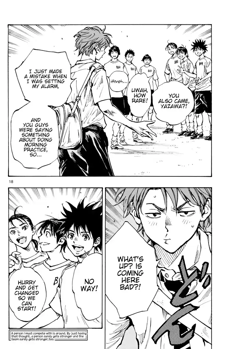 BE BLUES ~Ao ni nare~ Vol. 41 Ch. 400 Because I'm a Football Player