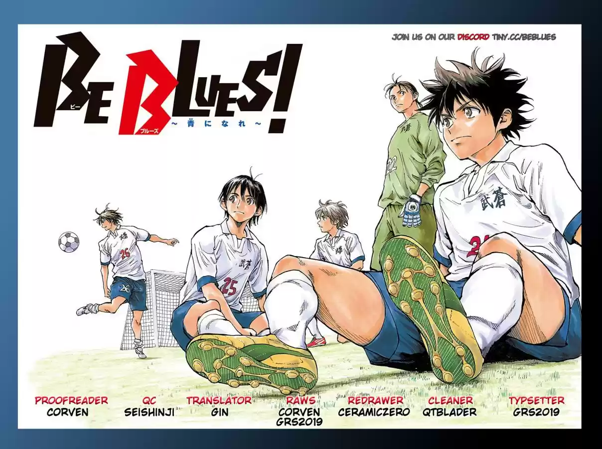 BE BLUES ~Ao ni nare~ Vol. 41 Ch. 400 Because I'm a Football Player