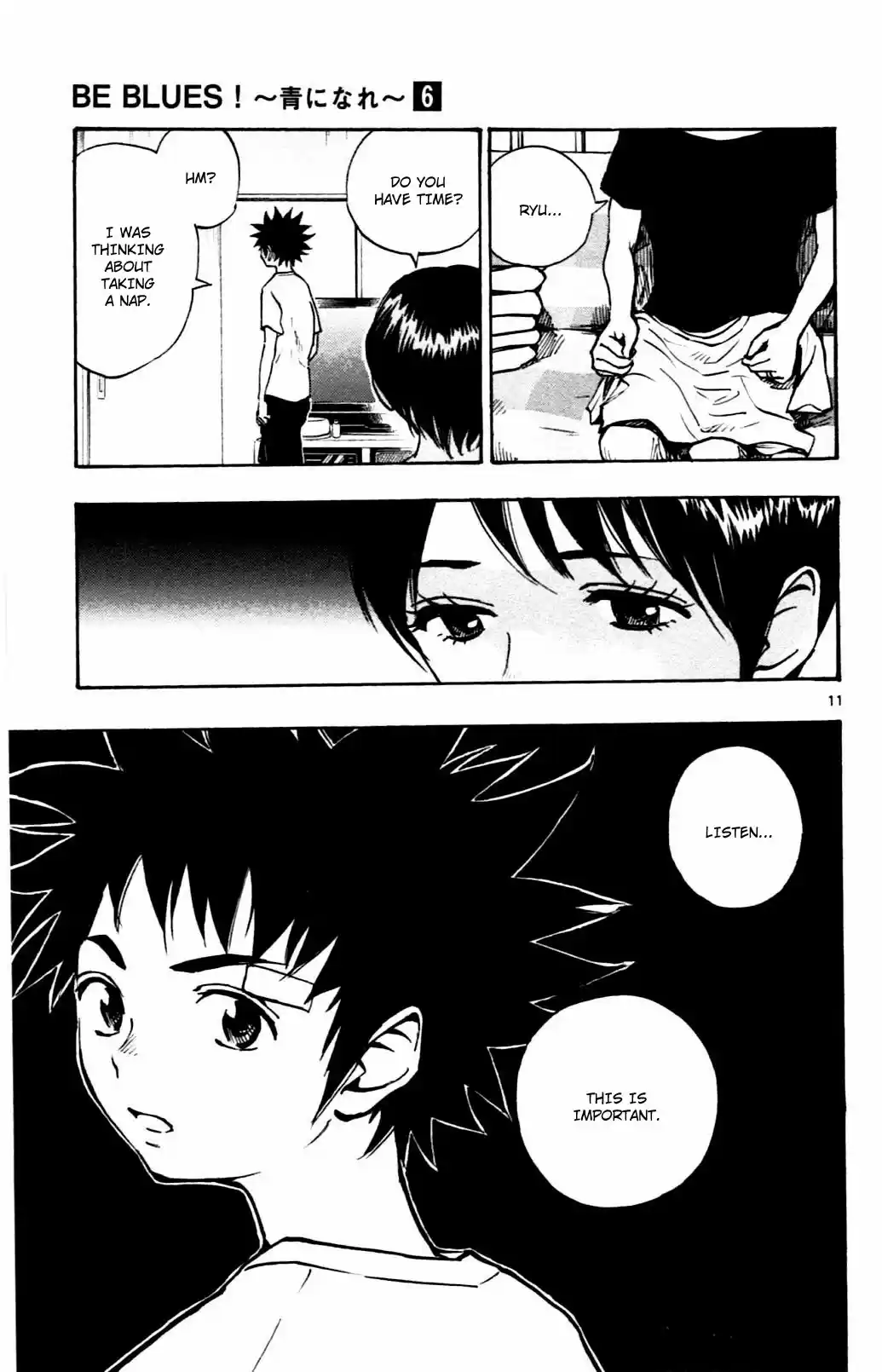 BE BLUES ~Ao ni nare~ Vol. 6 Ch. 48 Future path