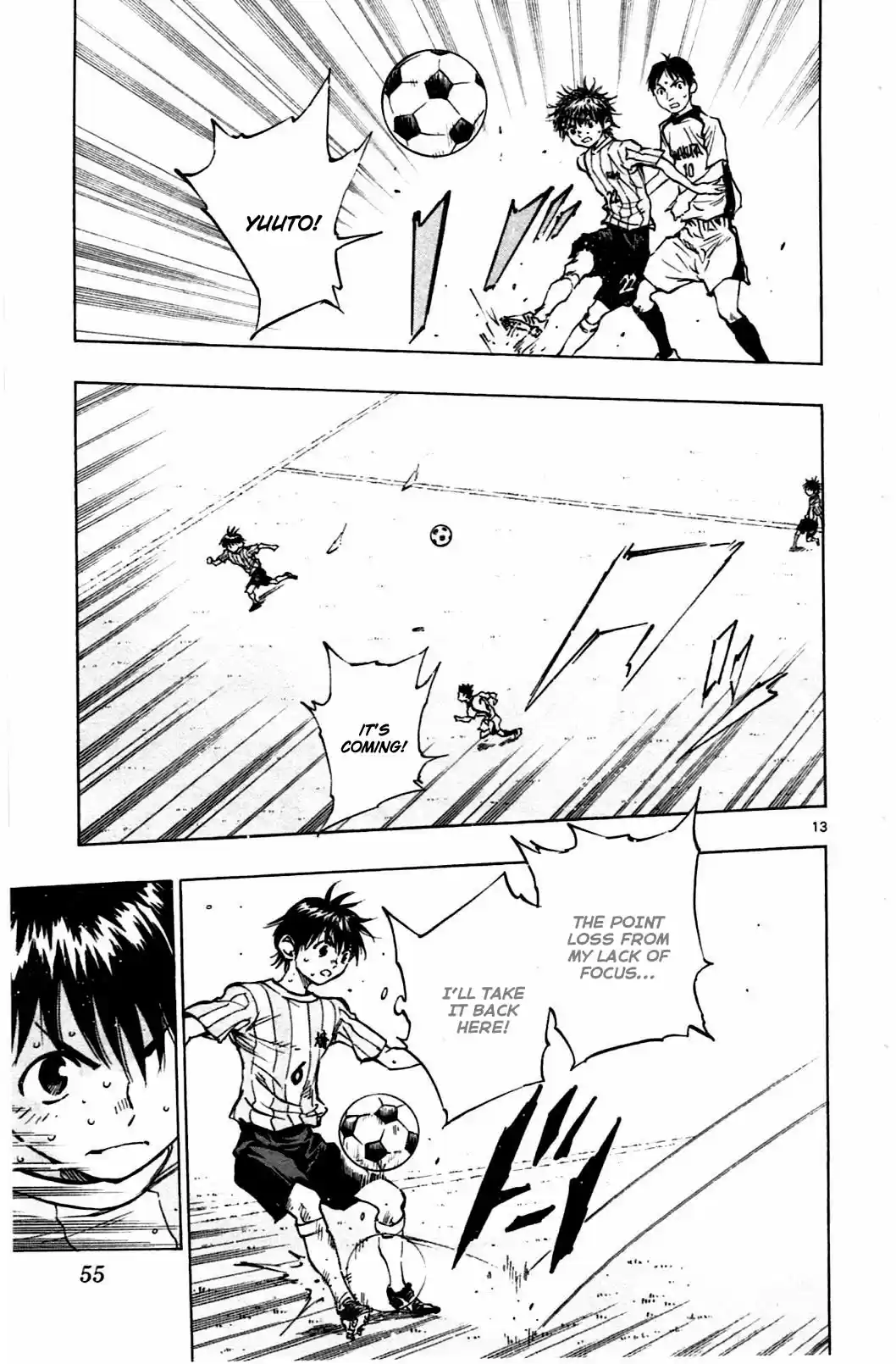 BE BLUES ~Ao ni nare~ Vol. 6 Ch. 50 Counter attack on the right side!