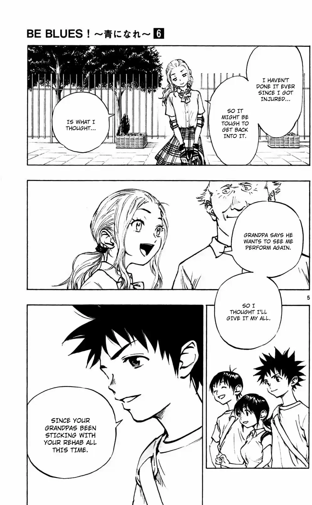 BE BLUES ~Ao ni nare~ Vol. 6 Ch. 53 Ryu's struggles