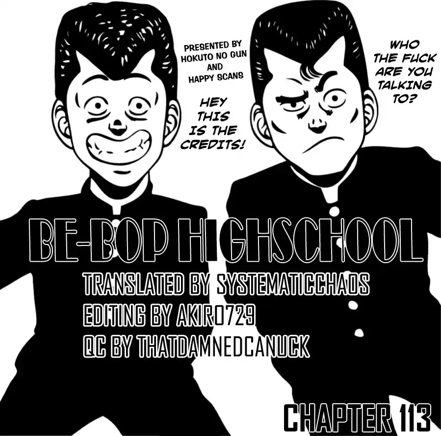 Be Bop High School Vol. 13 Ch. 113 The High School Dimwit Bored Man