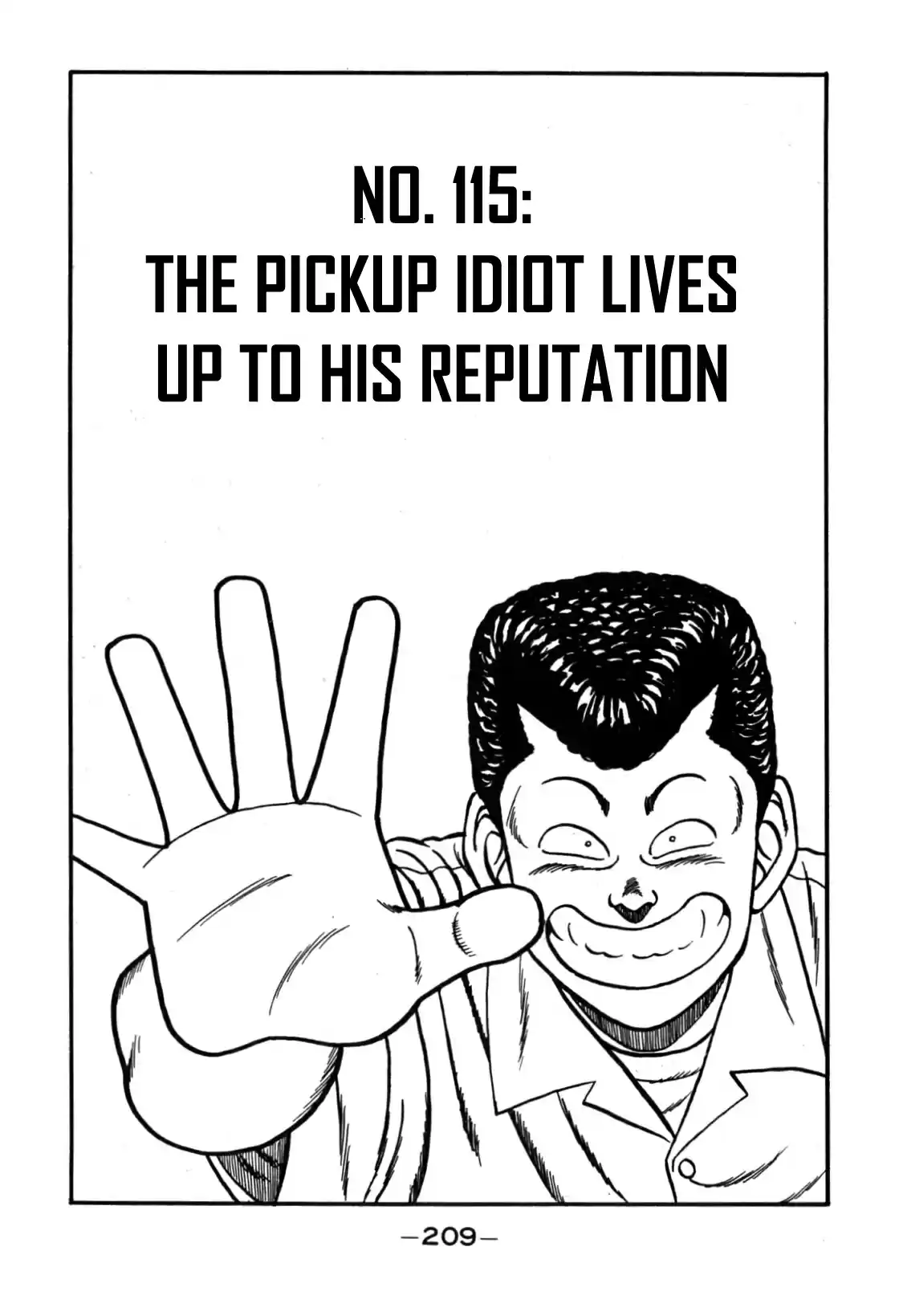 Be Bop High School Vol. 13 Ch. 115 The Pickup Idiot Lives Up to His Reputation