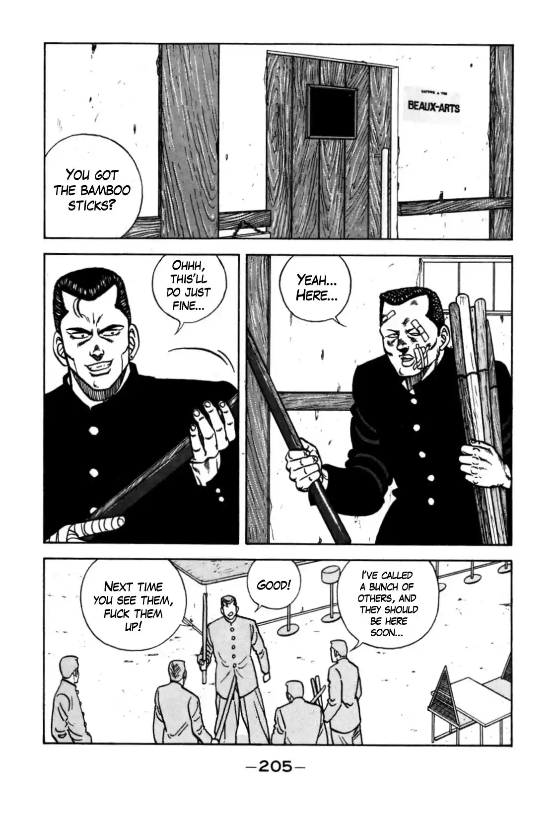 Be-Bop-Highschool Chapter 120: The High School Dimwit Reckless Abandon