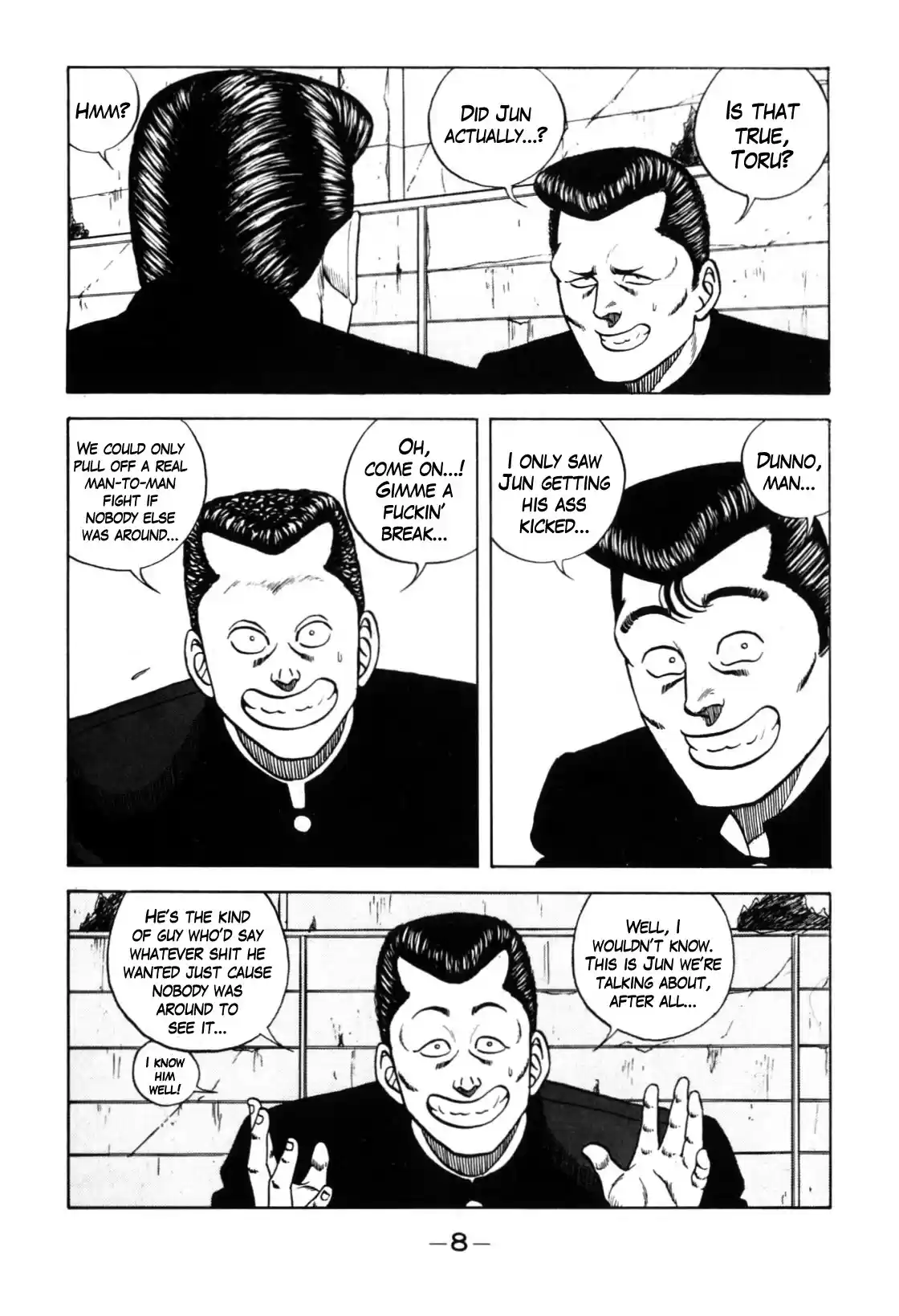 Be-Bop-Highschool Chapter 121: The Soft Bastard's Desire To Be A Hardass