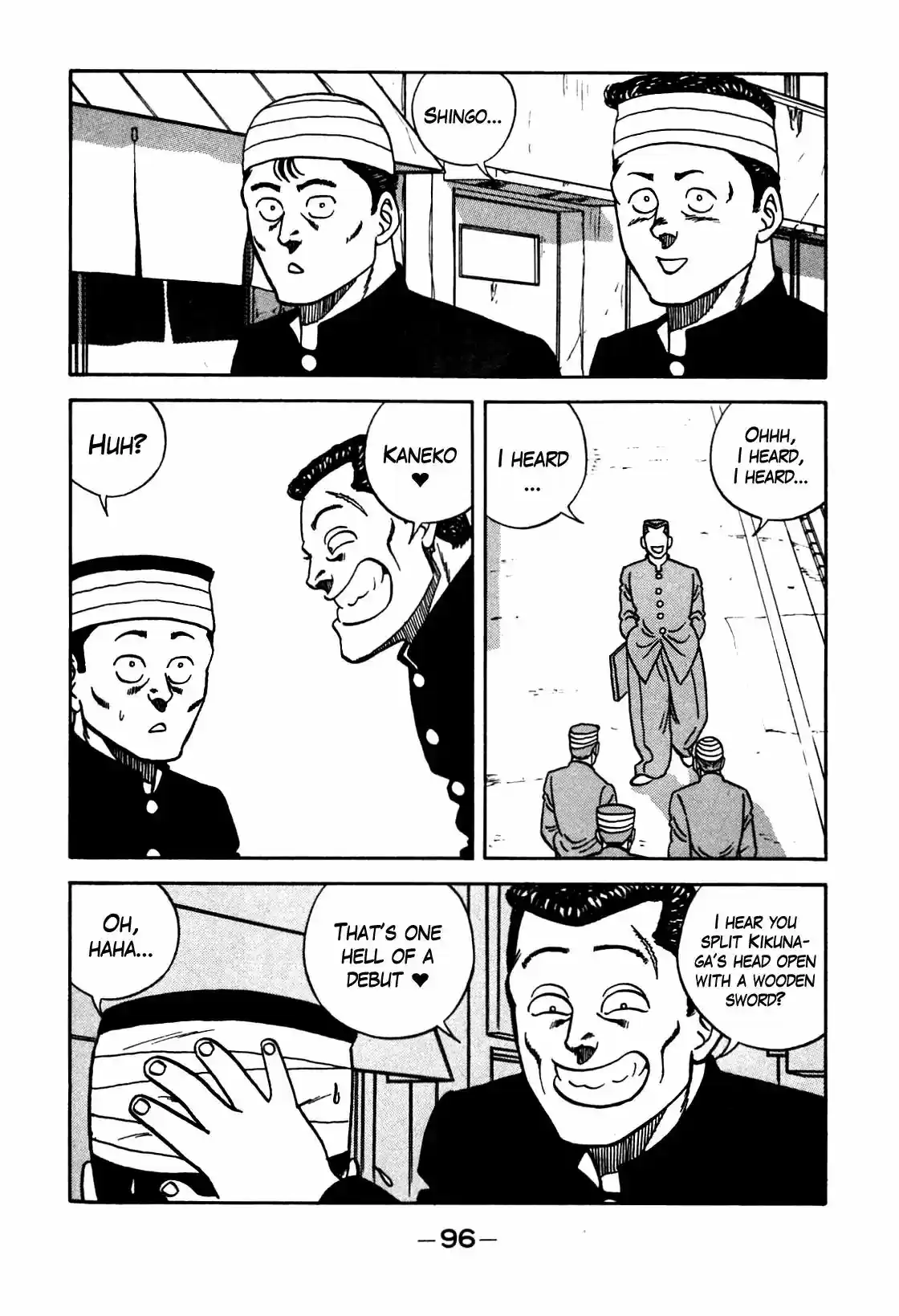 Be-Bop-Highschool Vol.12 Chapter 103: The Kamikaze Bamboo Brain Splitter