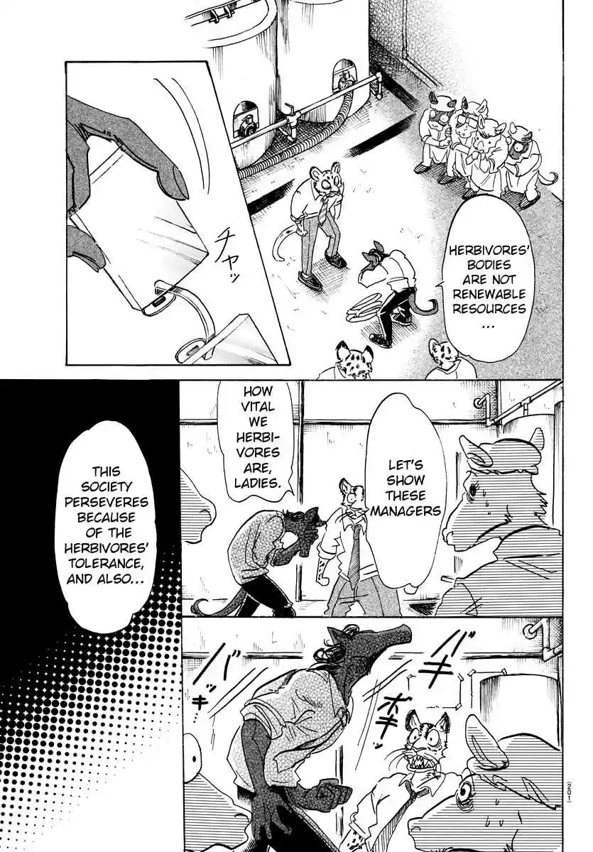 Beastars Ch. 102 Was It Fire That Made His Body Black?