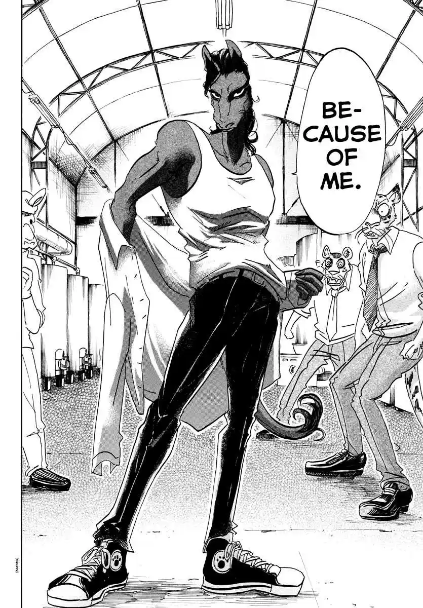 Beastars Ch. 102 Was It Fire That Made His Body Black?