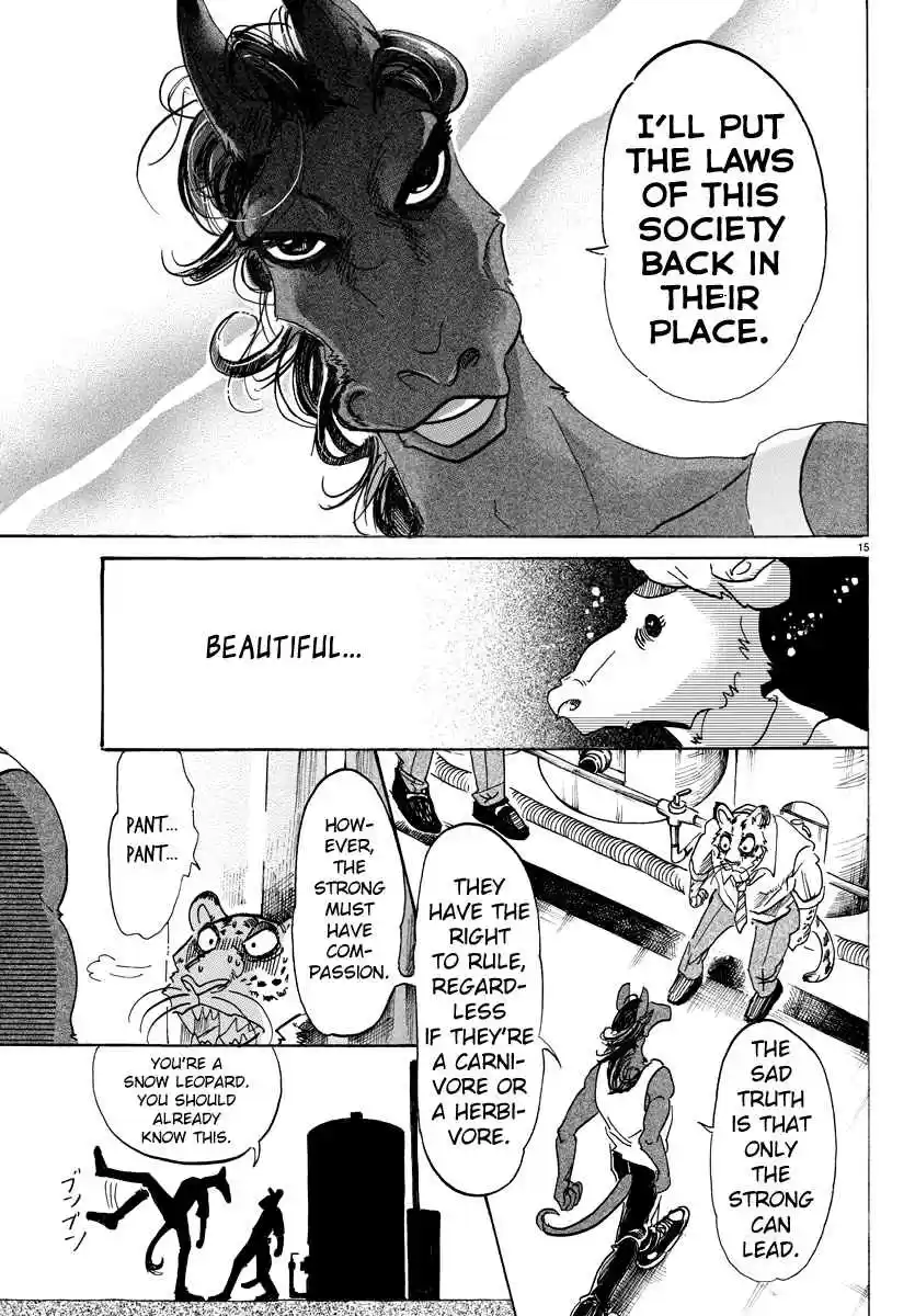 Beastars Ch. 102 Was It Fire That Made His Body Black?