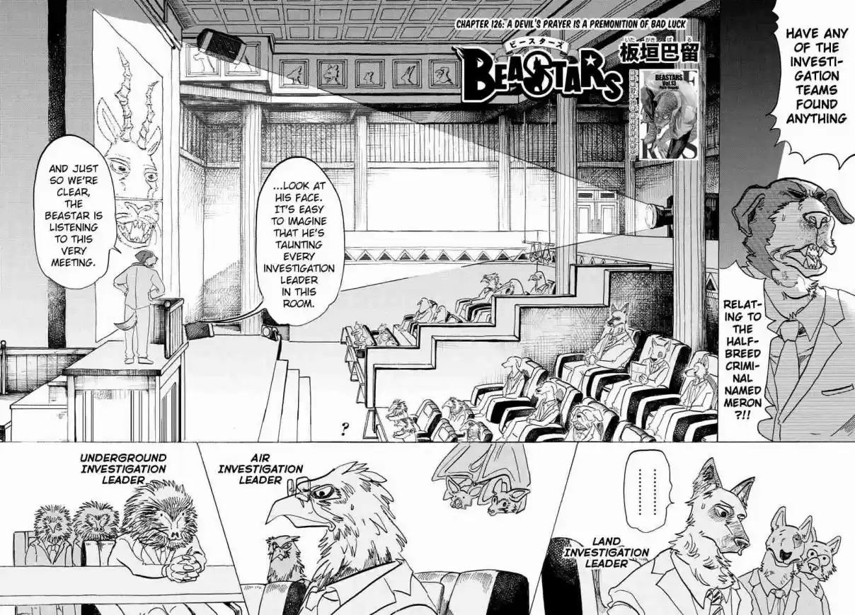 Beastars Ch. 126 A Devil's Prayer is a Premonition of Bad Luck