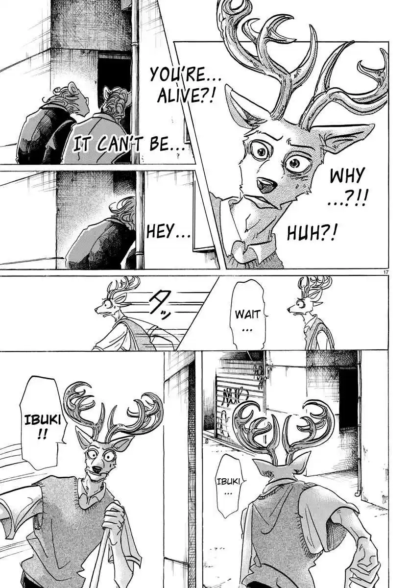 Beastars Ch. 130 His Lead Colored Prosthetic Leg is Sometimes Rainbow Colored Under the Sun
