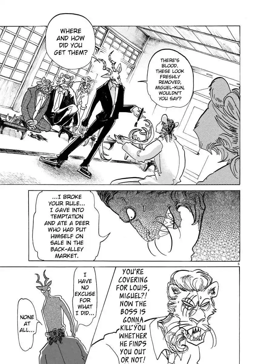 Beastars Ch. 132 You Call Me by My Name as if I'm Already Dead