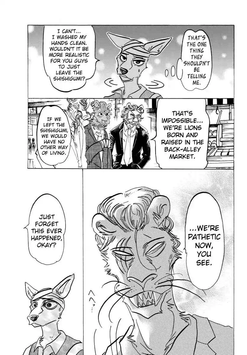 Beastars Ch. 132 You Call Me by My Name as if I'm Already Dead